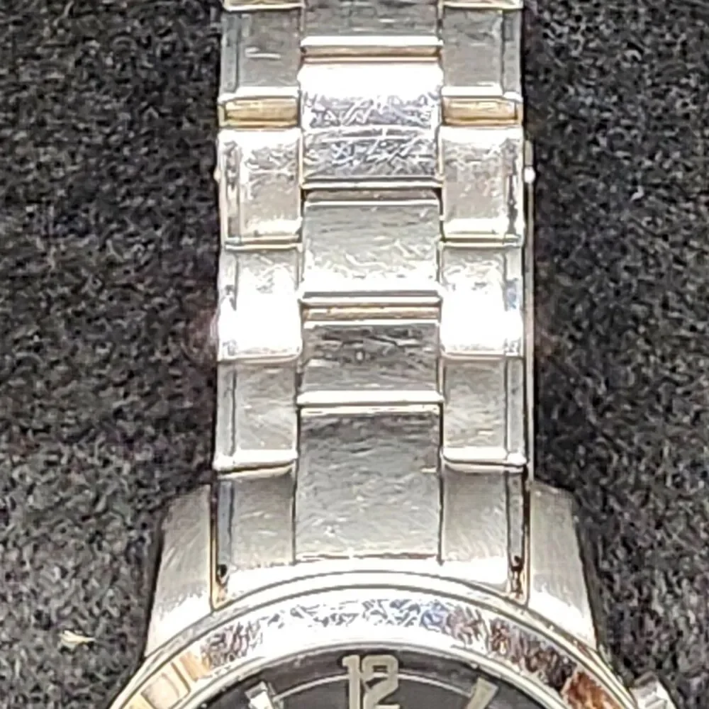 Fossil Grant Chronograph Watch Men FS4532 43mm Silver Tone New Battery